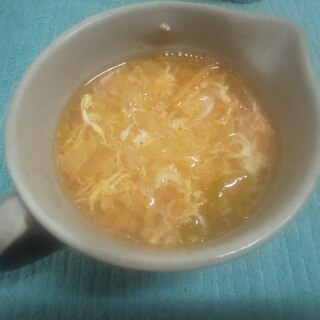 キムチで♪中華スープ